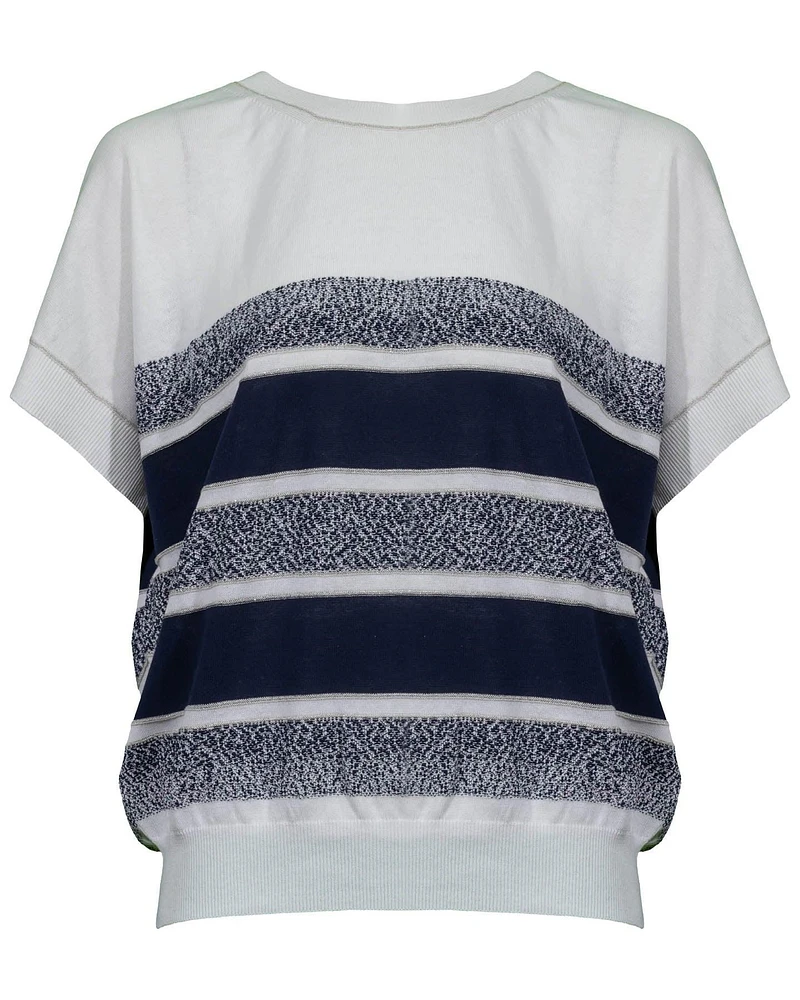 Indigo Stripe Pullover