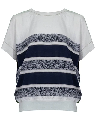 Indigo Stripe Pullover