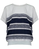 Indigo Stripe Pullover
