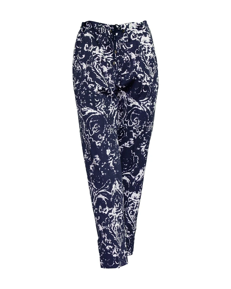 Print Drawstring Pants