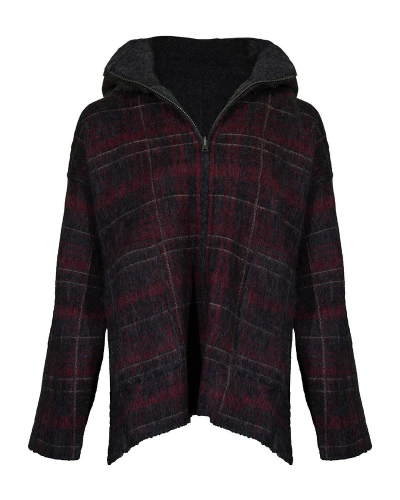 Reversible Knit Coat