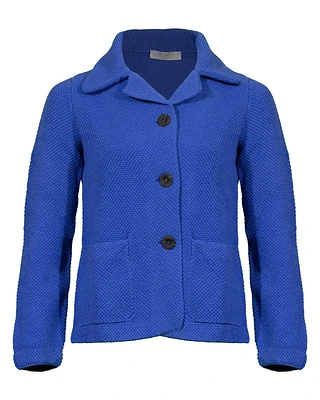 Waffle Knit Short Jacket