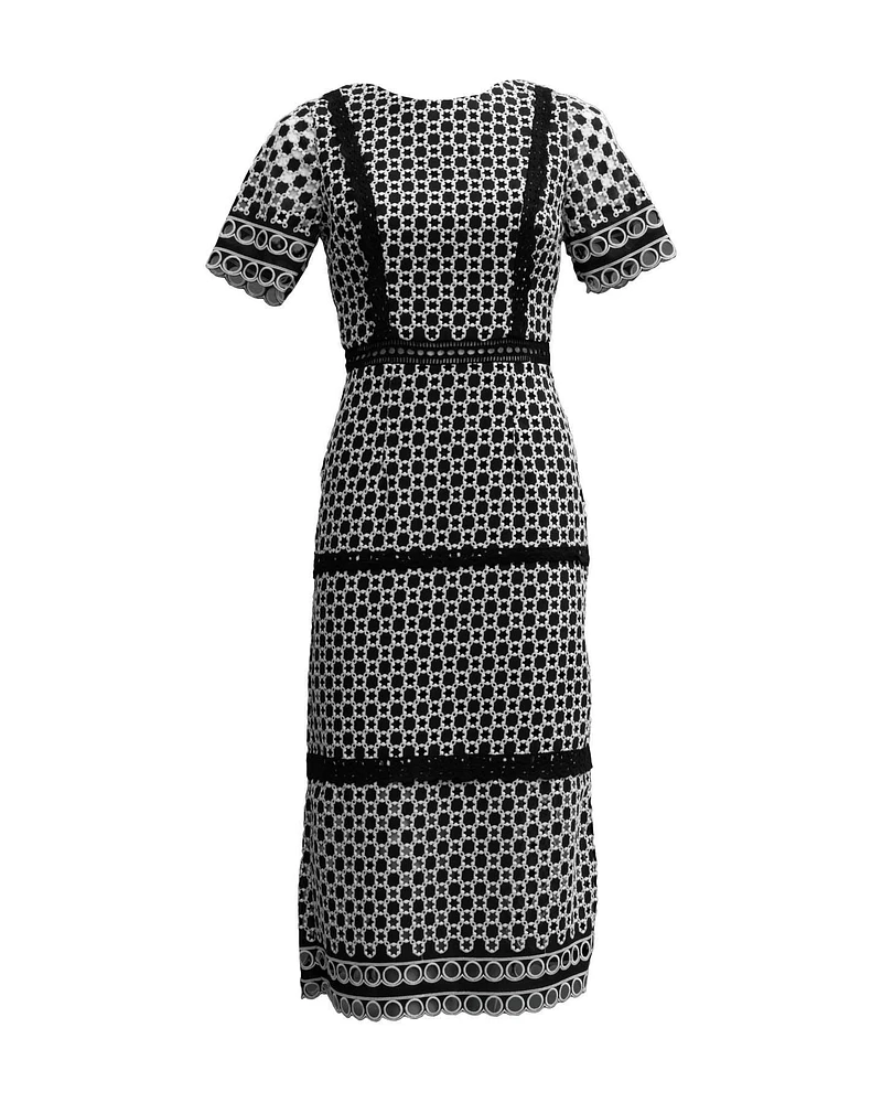 Broderie Shortsleeve Dress