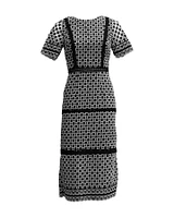 Broderie Shortsleeve Dress