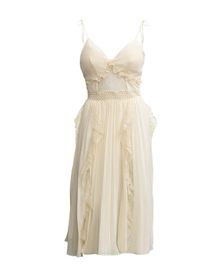 Mid-Driff Cut Out Dress