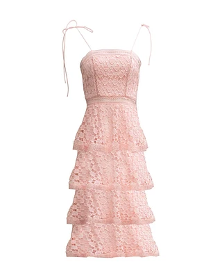 Ruffled Organza Dress