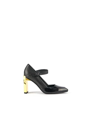 Tara MJ Hi Gold Heel Pump