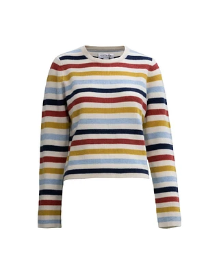 Alyssa Striped Cashmere