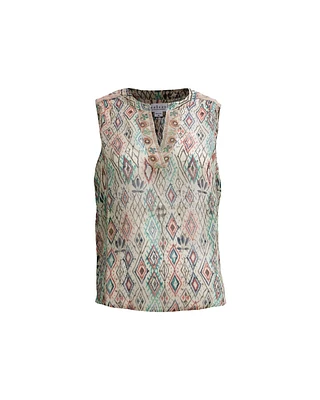 Jay Azteca Print Top