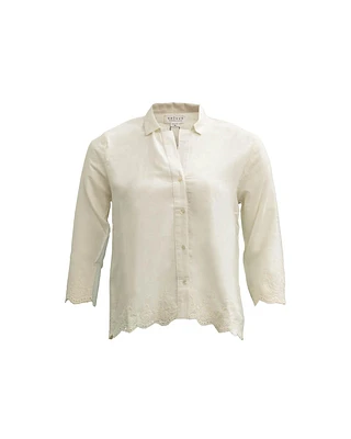 Windsor Schiffli Top
