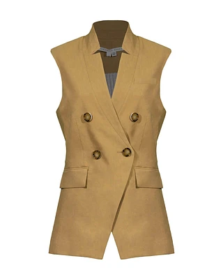 Veronica Beard Amika Linen Vest
