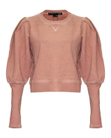 Analeigh Puff Sleeve Sweatshirt