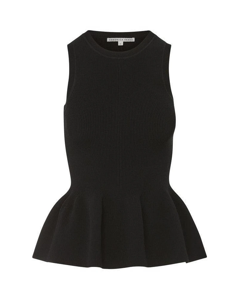 Veronica Beard Arago Peplum Top