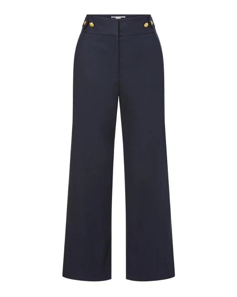 Veronica Beard Aubrie Linen Pant