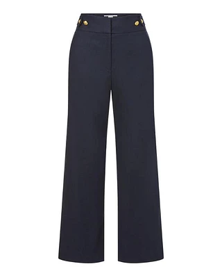 Veronica Beard Aubrie Linen Pant