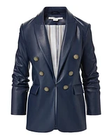 Beacon Faux Leather Dickey Jacket