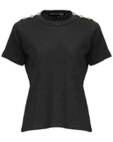 Carla Crew Neck Charcoal