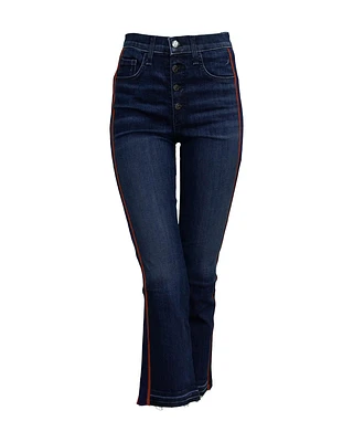 Carolyn 10" Baby Boot Tux Stripe Jeans