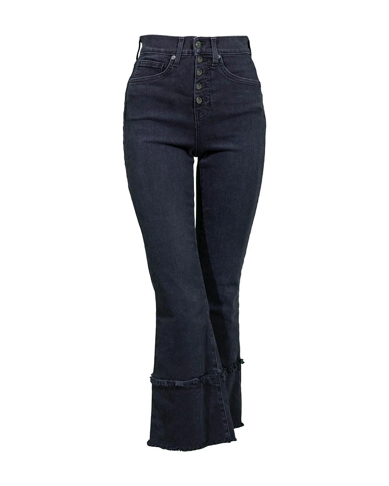 Carson Flare Pieced Hem Jeans