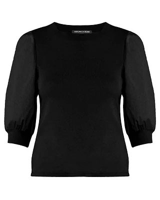Veronica Beard Coralee Crew Neck Top