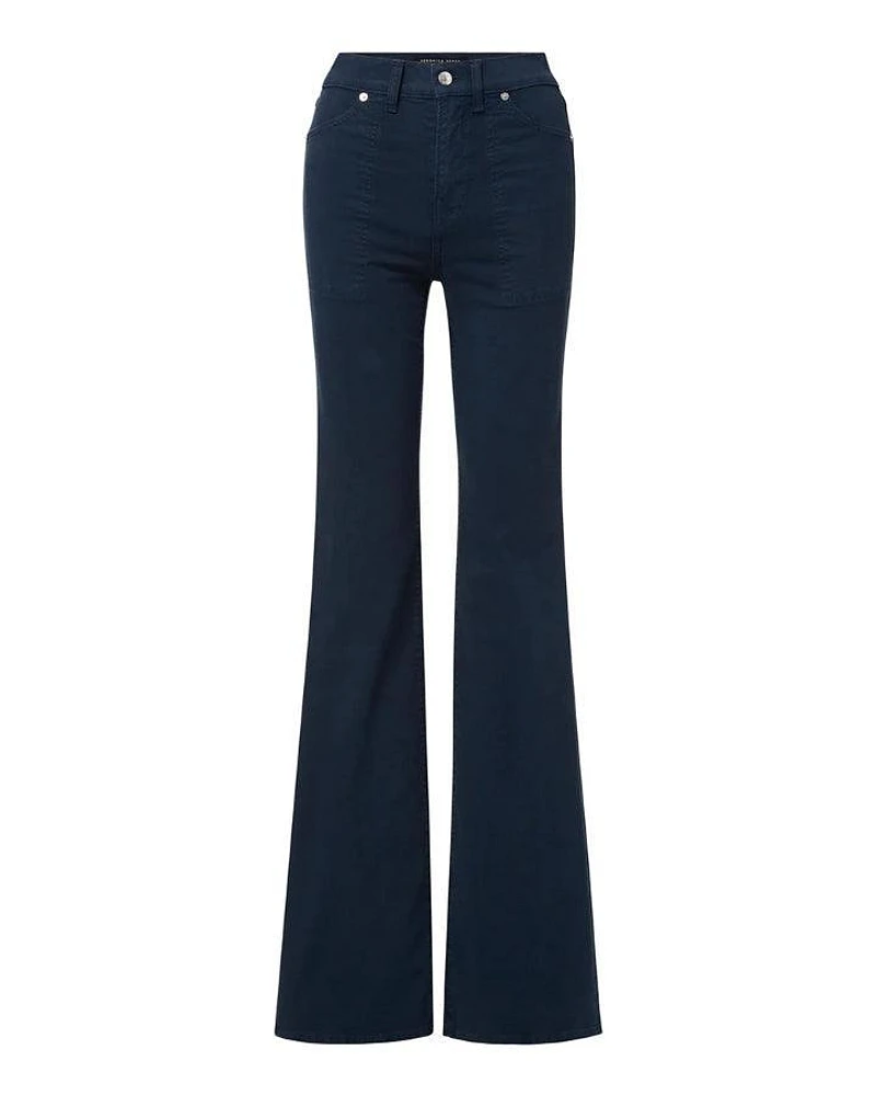 Veronica Beard Crosbie Slim Wide Leg Pant