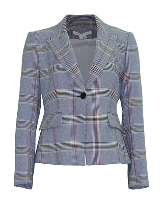 Danielle Plaid Dickey Jacket