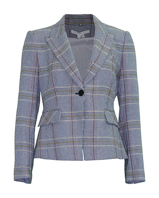 Danielle Plaid Dickey Jacket