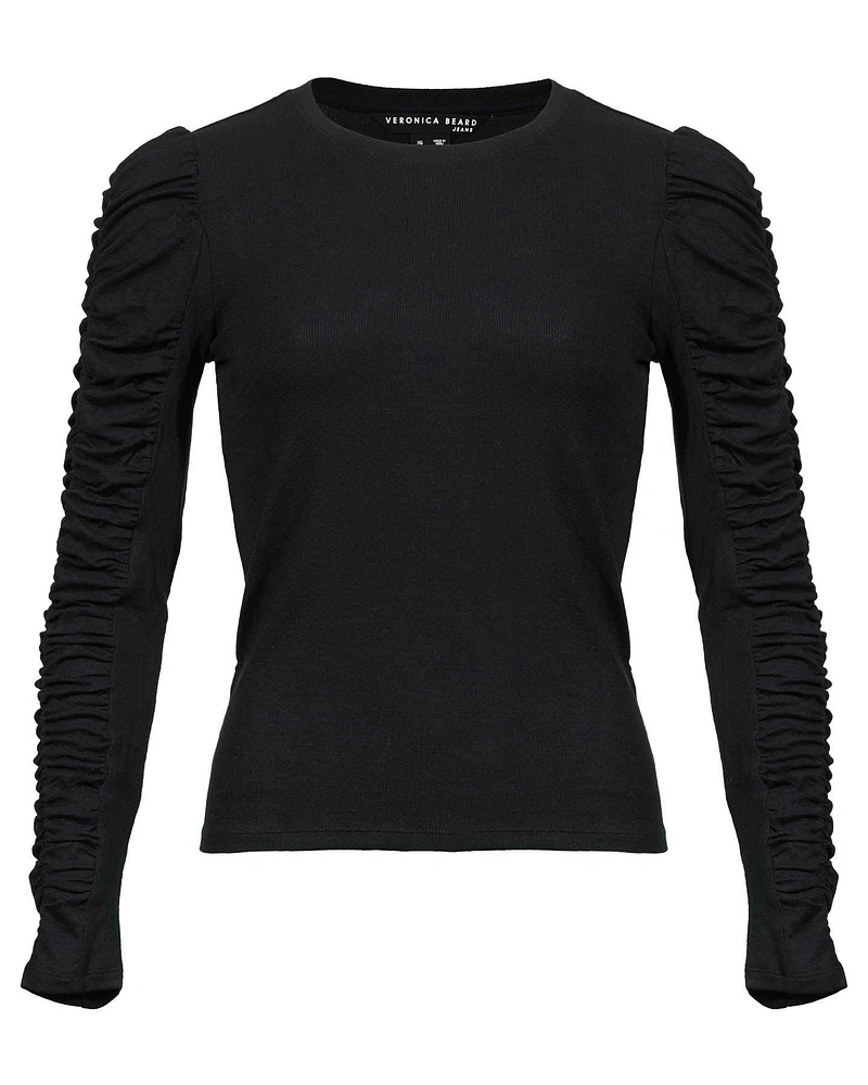 Delara Ruched Sleeve Top