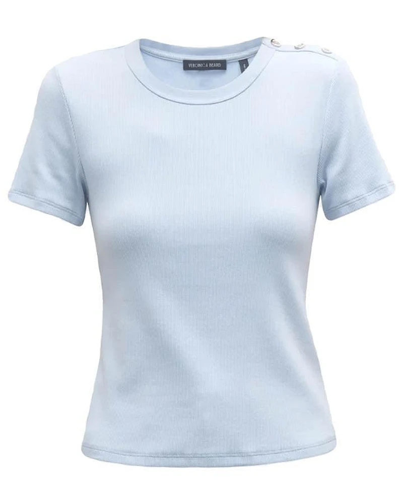 Veronica Beard Draya Button Detail Tee