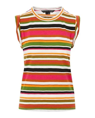 Dree Striped Muscle Tee Multi