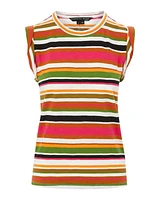 Dree Striped Muscle Tee Multi