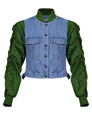 Emelia Mixed Media Jacket