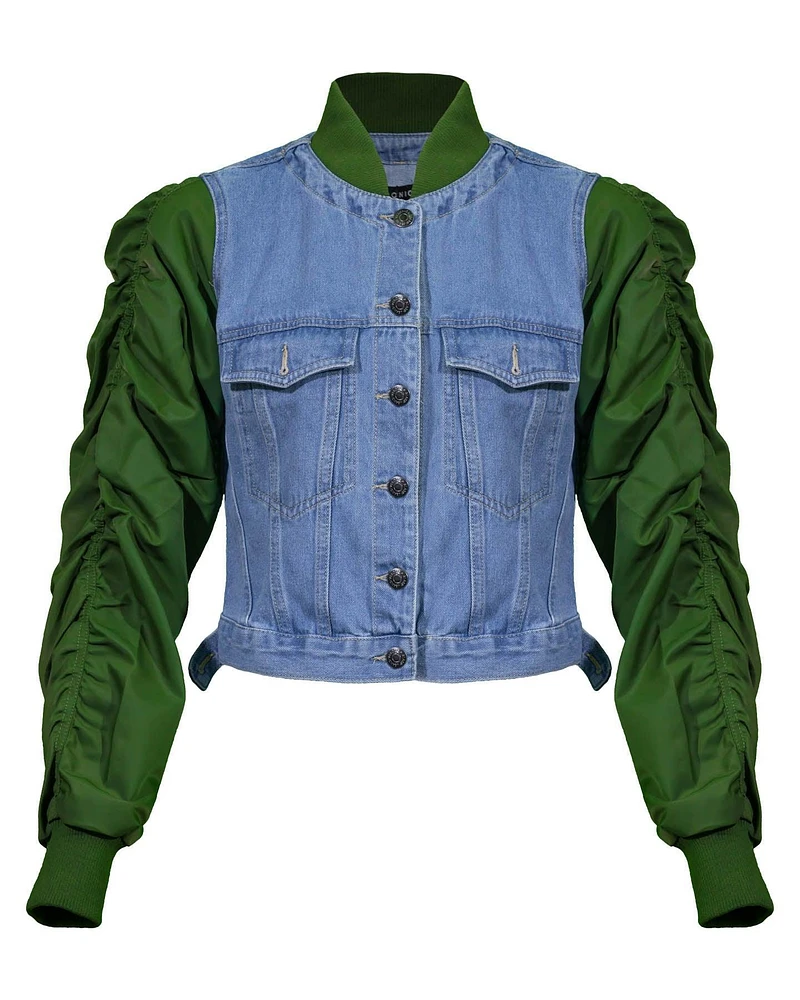 Emelia Mixed Media Jacket