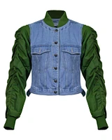 Emelia Mixed Media Jacket