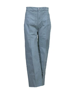 Veronica Beard Grant Wide Leg Raw Hem Pant