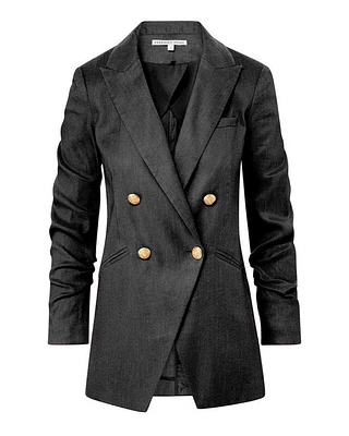 Veronica Beard Hirsh Linen Dickey Jacket