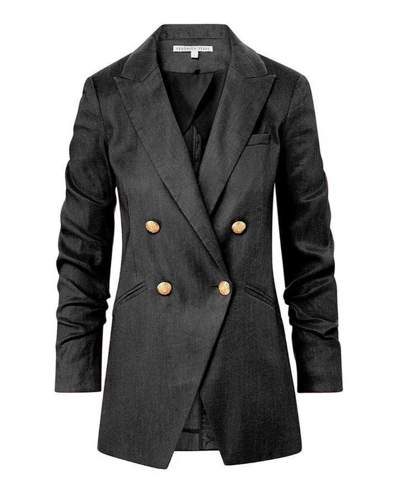 Veronica Beard Hirsh Linen Dickey Jacket