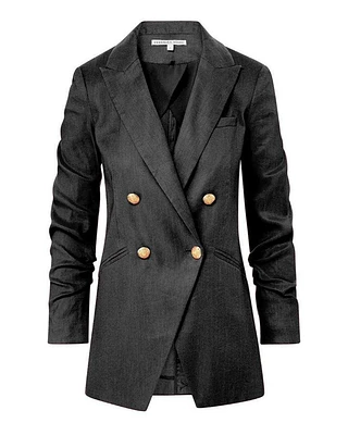 Veronica Beard Hirsh Linen Dickey Jacket