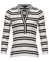 Melva Henley Stripe Pullover