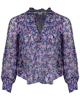 Veronica Beard Mertie Printed Blouse