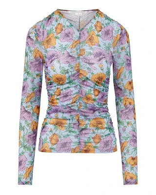 Veronica Beard Myrna Floral Top