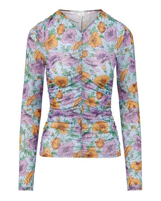 Veronica Beard Myrna Floral Top
