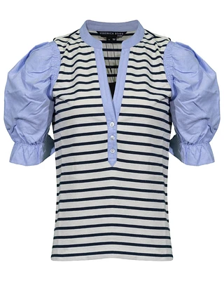 Raegan Mixed Media Top