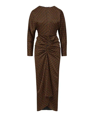 Veronica Beard Sabri Stirrup Print Dress
