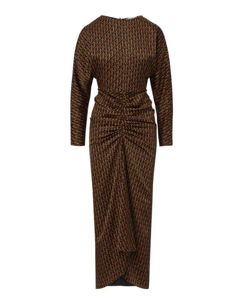 Veronica Beard Sabri Stirrup Print Dress