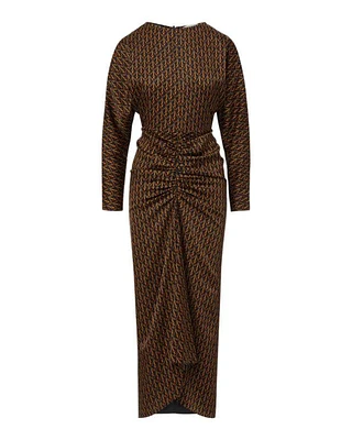 Veronica Beard Sabri Stirrup Print Dress