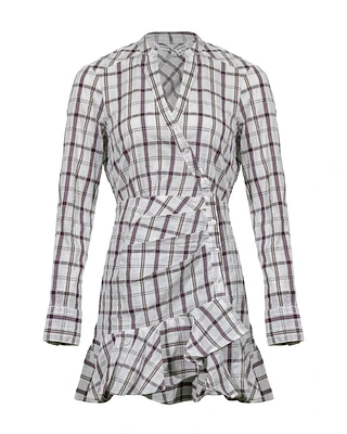 Veronica Beard Sherry Plaid Minidress