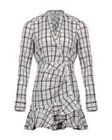 Veronica Beard Sherry Plaid Minidress