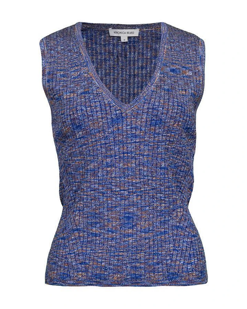 Veronica Beard Sid Sleeveless V-Neck Pullover
