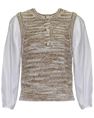 Tahlea Mixed Media Sweater